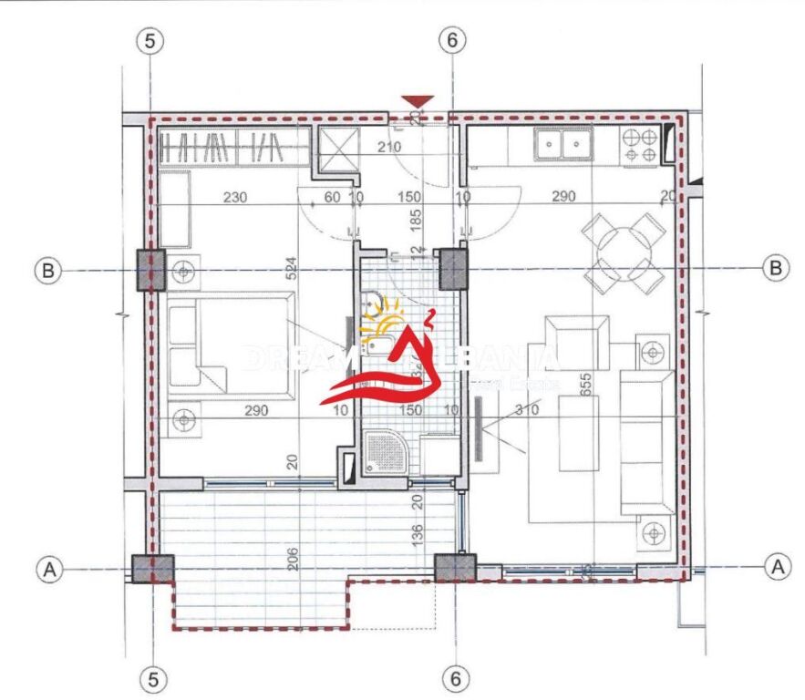 Appartamento 1+1 in Vendita a Shengjin (ID 41111559 )