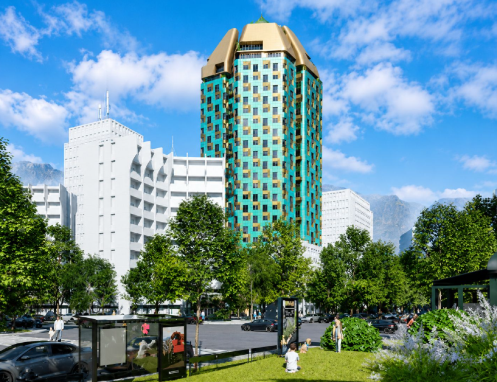 ✅ Apartament 1+1 për Shitje tek Bazaar Gate – Qendër e Tiranës