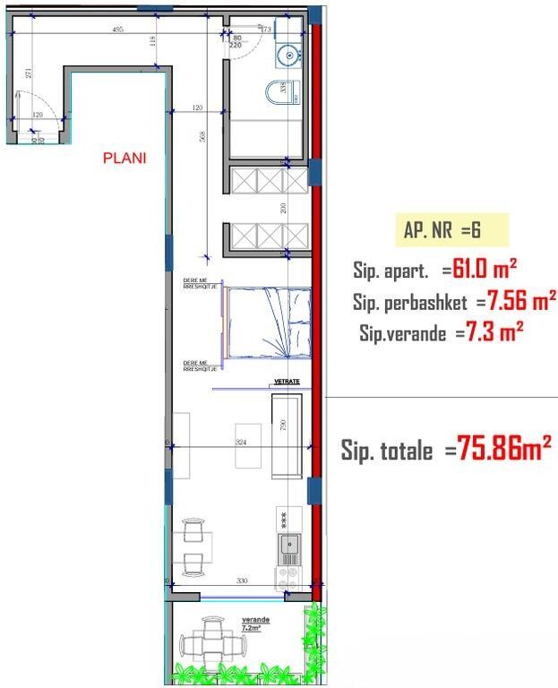 Studio For Sale adjacent to Kodra e Diellit Residence 81,372 €