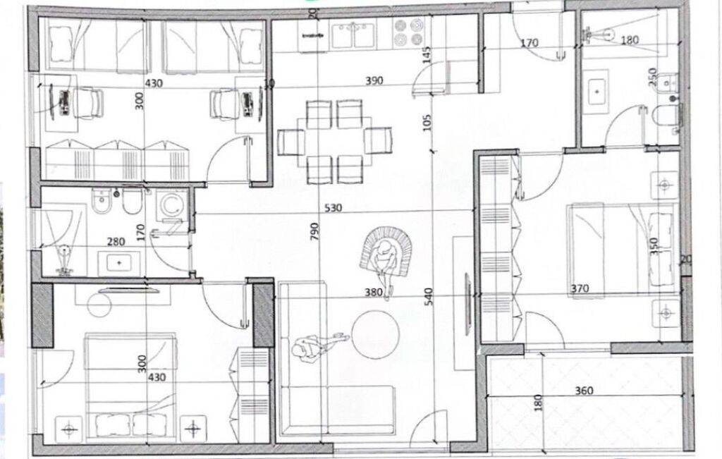 Shitet Apartament 3+1 Okazion, Kamez - Venatino 4 Residence