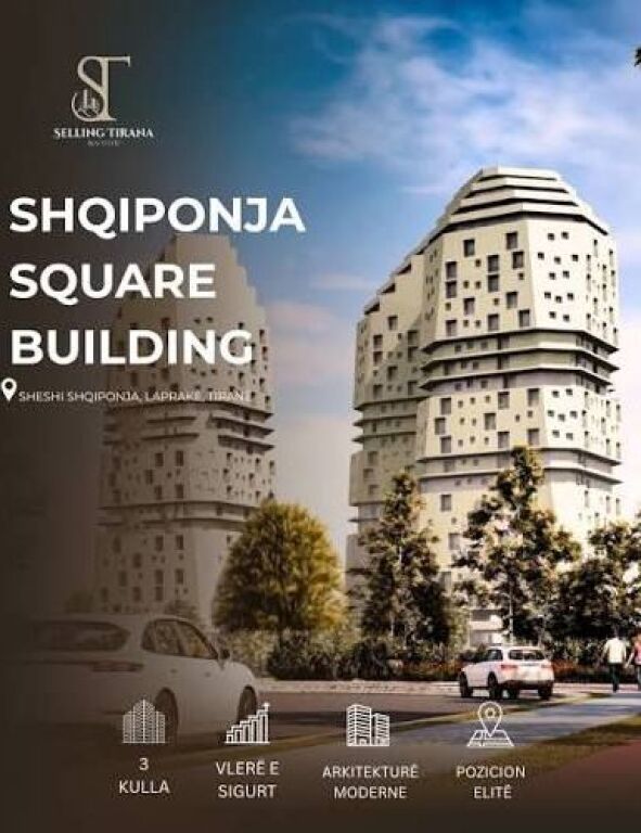 Apartment 2+1+2 for sale at Shqiponja Square Building 📍 Former Shqiponja Square