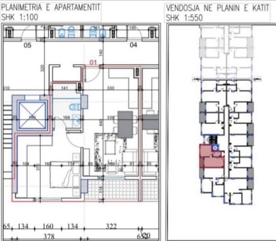 Paskuqan `LAKE SIDE RESIDENCE`, Shitet apartament 1+1 (ne perfundim)
