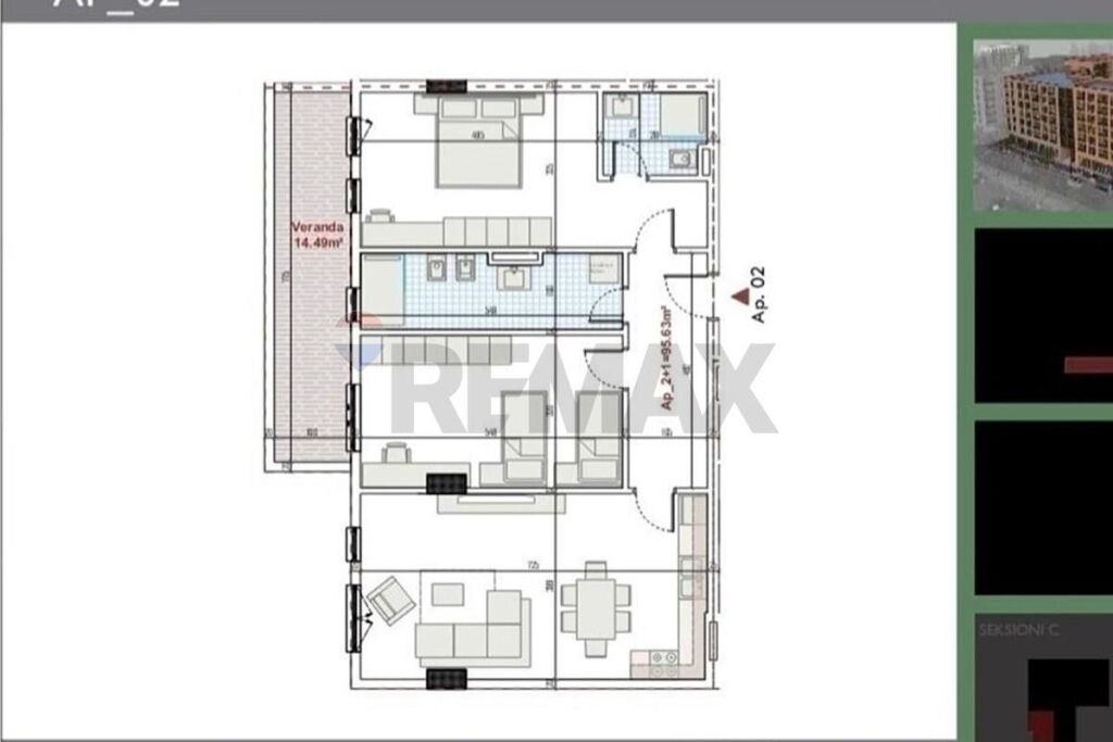 Apartment 2+1 for sale Riverside Residence!