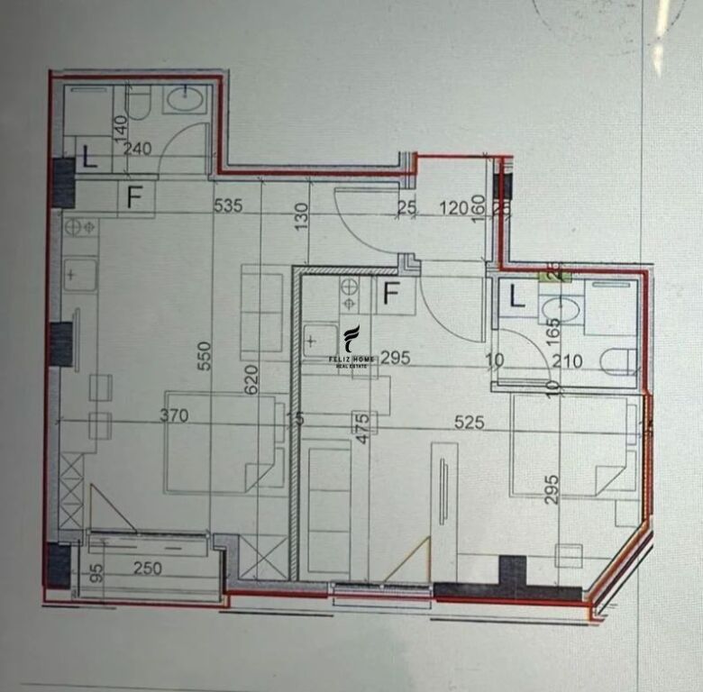 SHITET APARTAMENT 1+1 SIRI KODRA 176.500 EURO FH-73980