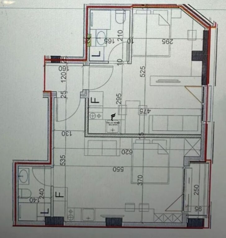 SHITET APARTAMENT 1+1 JORDAN MISJA 168.000 EURO FH-73846