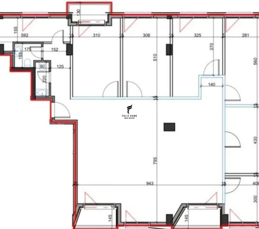 UFFICIO IN AFFITTO 220 M2 JORDAN MISJA 170.000 LEKE FH-73835
