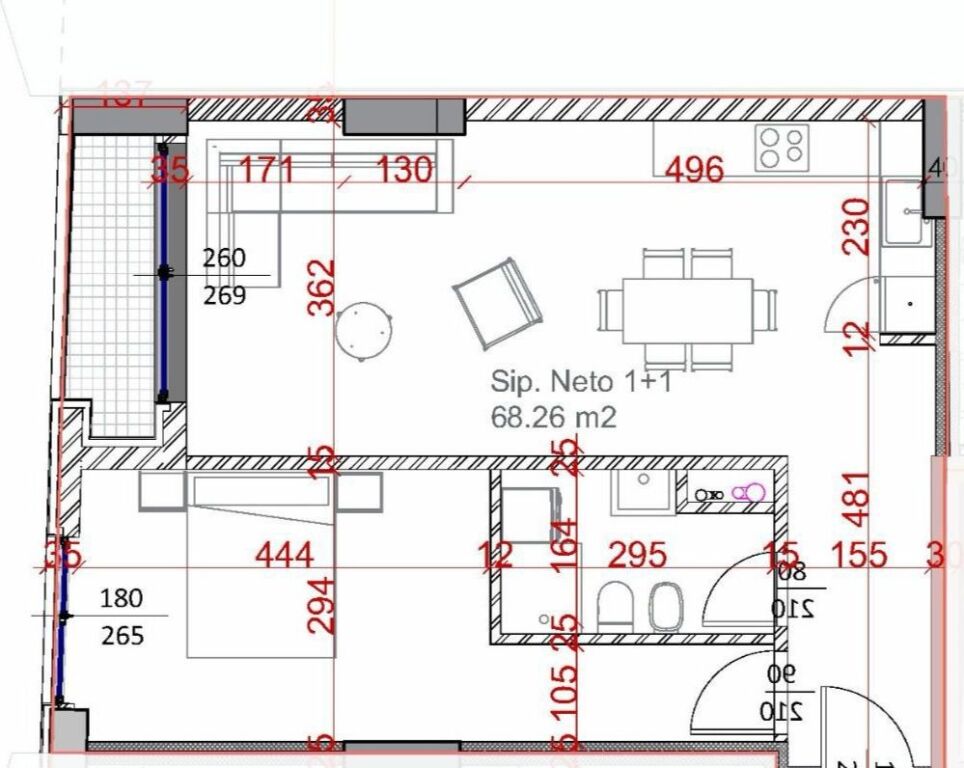 🏡 Apartament 1+1 në shitje – Ish Fusha e Aviacionit