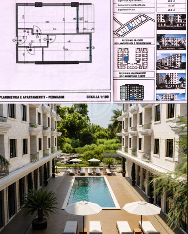Shitet Apartament 1+1 – Blue Horizon Residence, Qerret 🌊