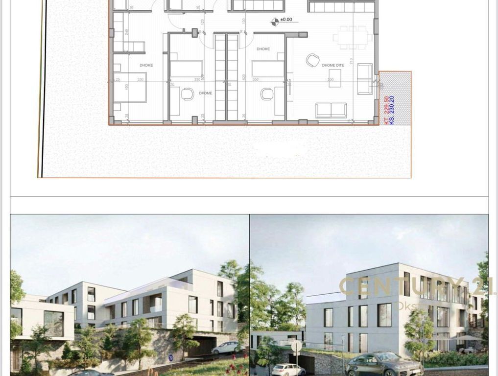 APARTAMENT 3+1+2 ME OBORR PER SHITJE TEK LIQENI I FARKES
