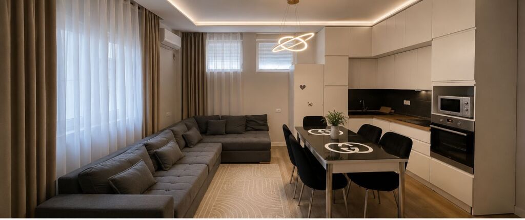 Dry Lake, apartment 1+1 for rent.