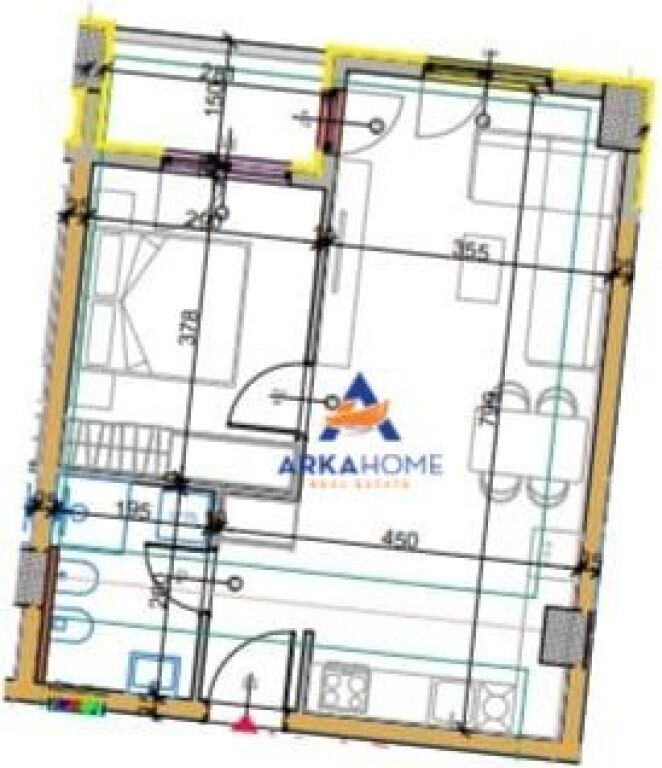 SHITET APARTAMENT 1+1+BALLKON "KOMPLEKSI ALUNA, PASKUQAN" 82.200 EURO