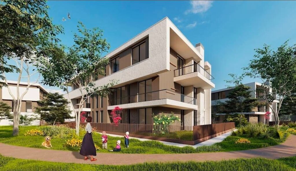 Apartment with yard
