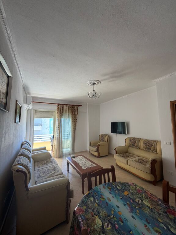 For rent, Apartment 2+1+2 Balconies, Near Spar, Iliria Beach, Durres