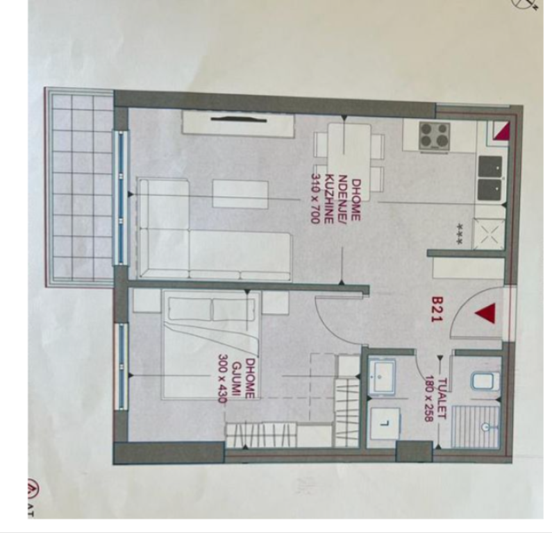 🏡 Shitet Apartament 1+1 – Bulevardi Migjeni