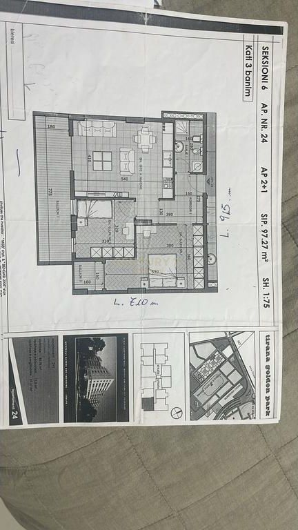 Apartment 2+1 for sale at Golden park