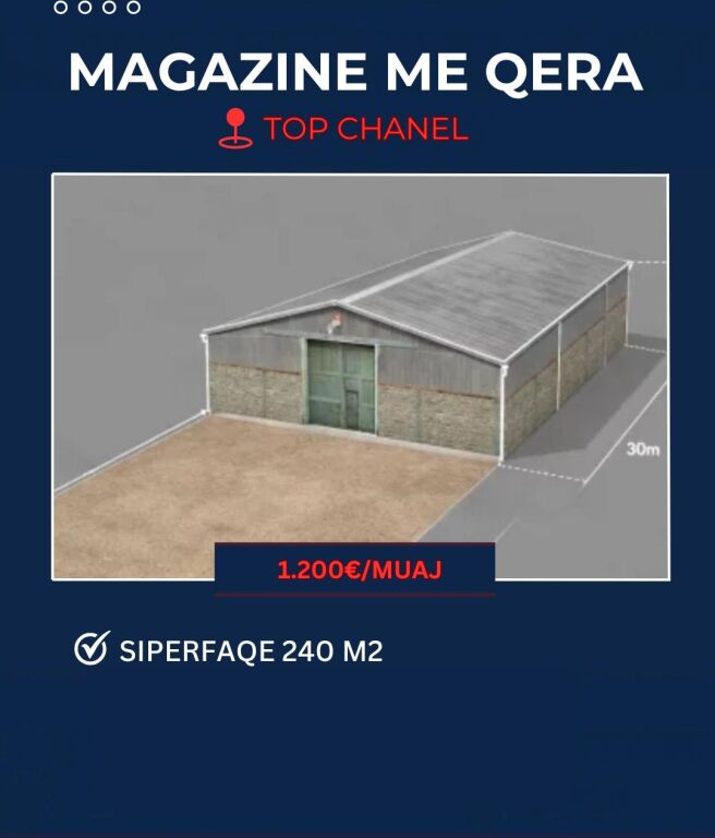 Magazzino 250m2 in affitto