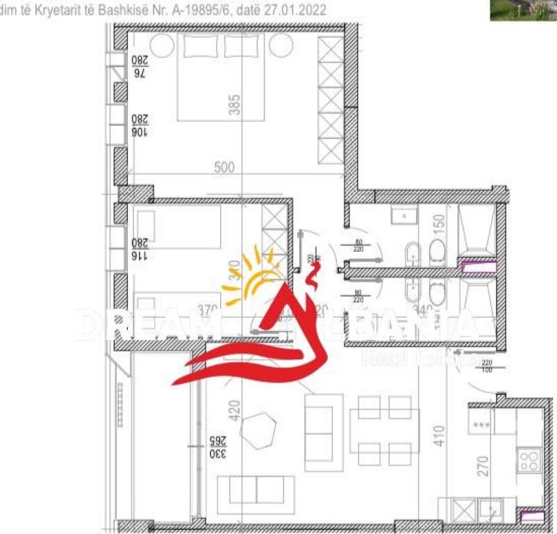 Appartamento 2+1+2 In Vendita A River Side Residence (ID 41212234)