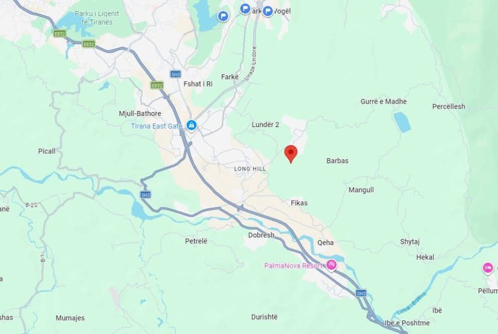 LAND FOR SALE 11300 M - DAIAS, TIRANA