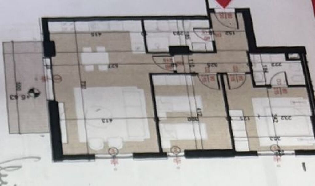 EKSKLUZIVE – SHITET APARTAMENT 2+1+2 ME BALLKON