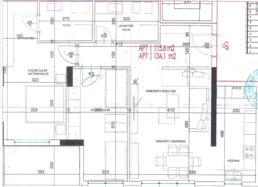 Apartment 2+1 for sale, Elbasan Street, Bellevue Residence ( ID 41212236)