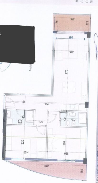 Apartment 2+1+2 FOR OFFICES Golden Tower Residence
