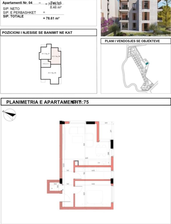 🏡 Apartament 1+1 në Maison de la Terre Residence