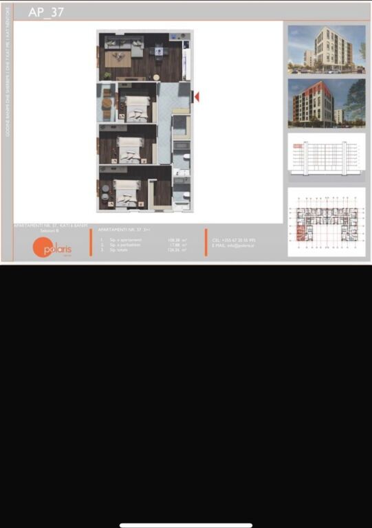 Apartment 3+1+2 For Sale In Kamëz Blv Berisha