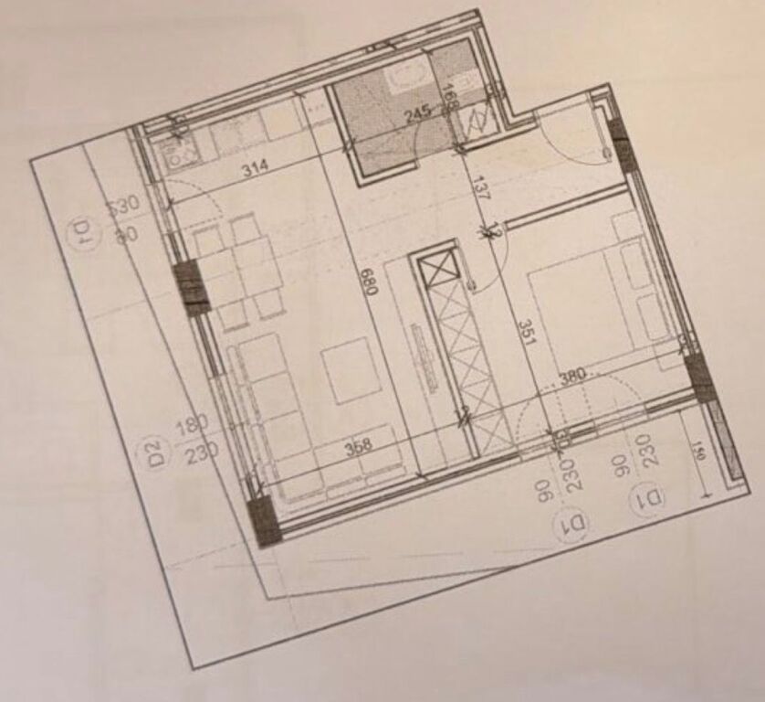 ✨Apartment 1+1 for sale 📍Kodra e Diellit 2