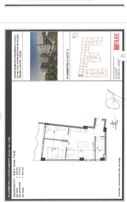 Okazion ALUNA 2+1 , Kati 4 , 99 960 Euro