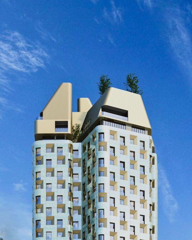 Super 1+1 apartment for sale at “Bazaar Gate”, near the 9-Storey buildings and in the heart of the New Bazaar