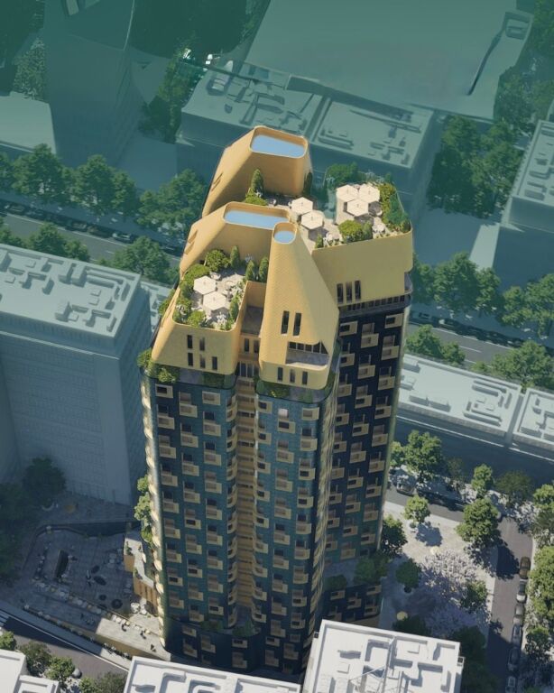 Super 1+1 apartment for sale at “Bazaar Gate”, near the 9-Storey buildings and in the heart of the New Bazaar