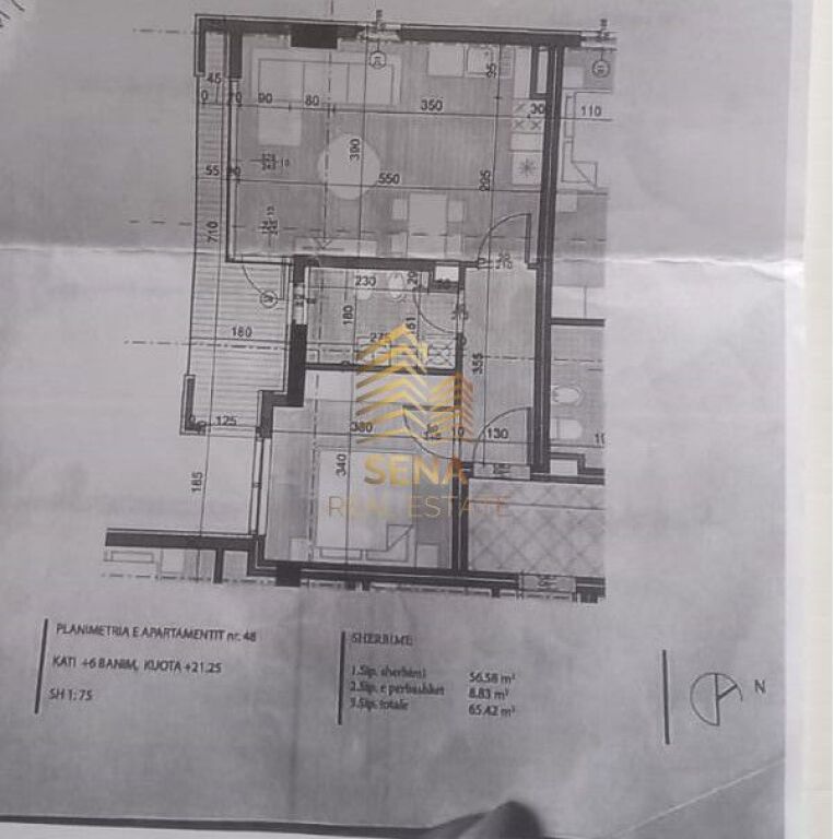 For sale, Apartment 1+1+balcony, Former Aviation Field, 115,000 Euro