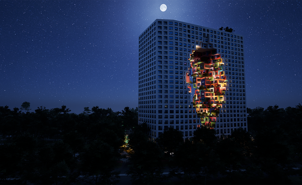 Appartamento 2+1 in vendita al Boulevard di Tirana con Posizione al Nuovo Boulevard
