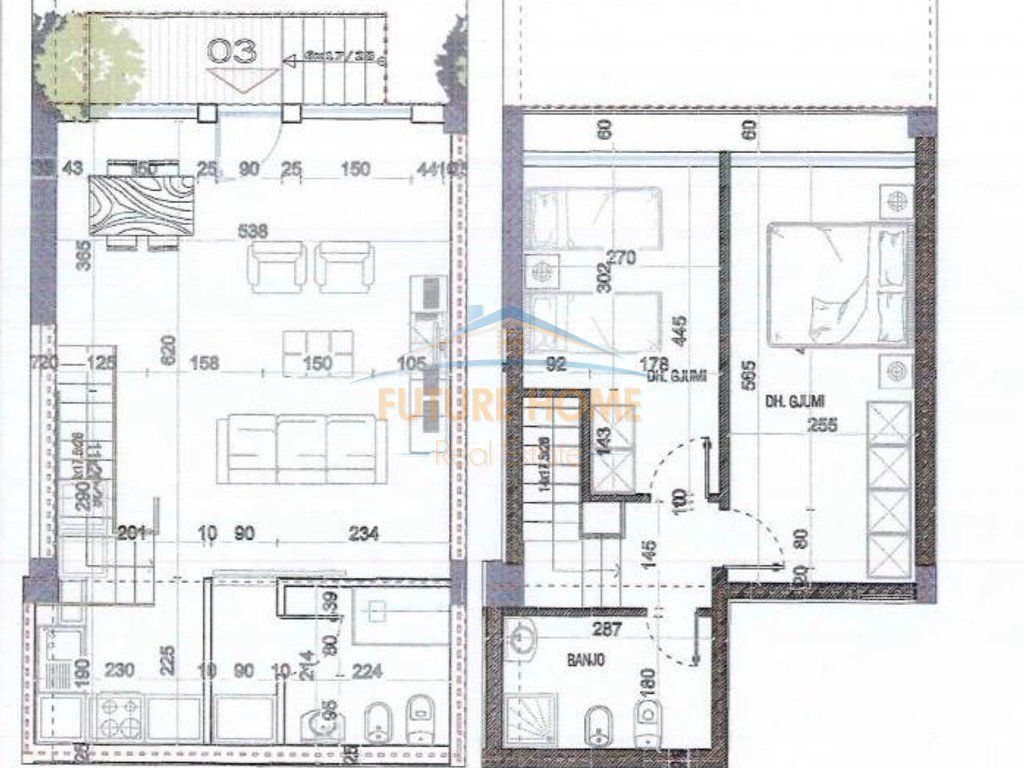 In vendita, Duplex 2+1+2, Golem, Kavajë