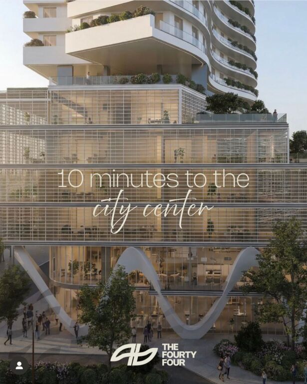 Okazion: Shitet Apartament 1+1 në The Forty Four Tower – Orientim Perëndim, Pamje e Hapur