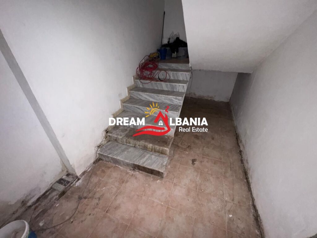 Bodrum warehouse for sale between Durres Road and Mine Peza Street, Tirana Center  ID 4839