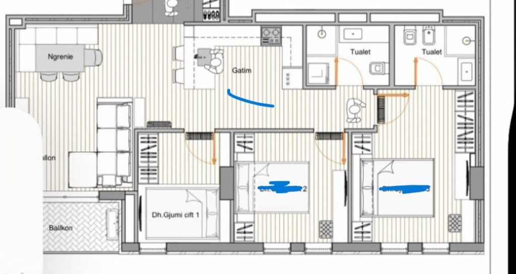 Apartment 3+1 for sale near university