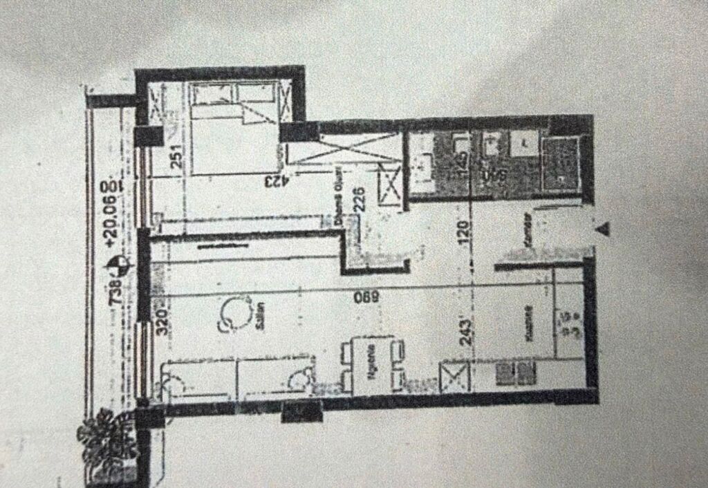 SUPER CMIM APARTAMENT NE SHITJE 1+1 UNICO REZIDENCE BLLOK