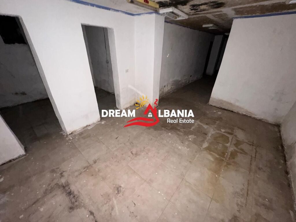 Bodrum warehouse for sale between Durres Road and Mine Peza Street, Tirana Center  ID 4839