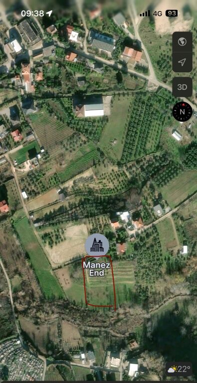 🌿 Terreno Agricolo in Vendita – Manëz, Durazzo