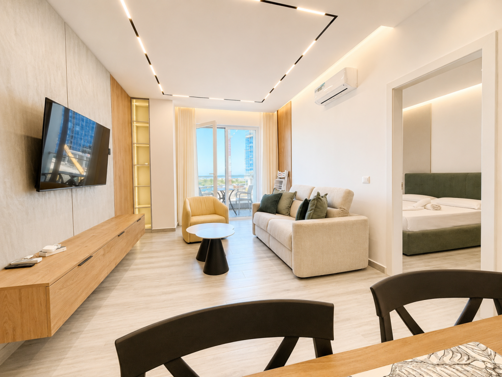 Shitet Apartament 1+1 i Mobiluar me Ballkon - Qerret, Kavaje