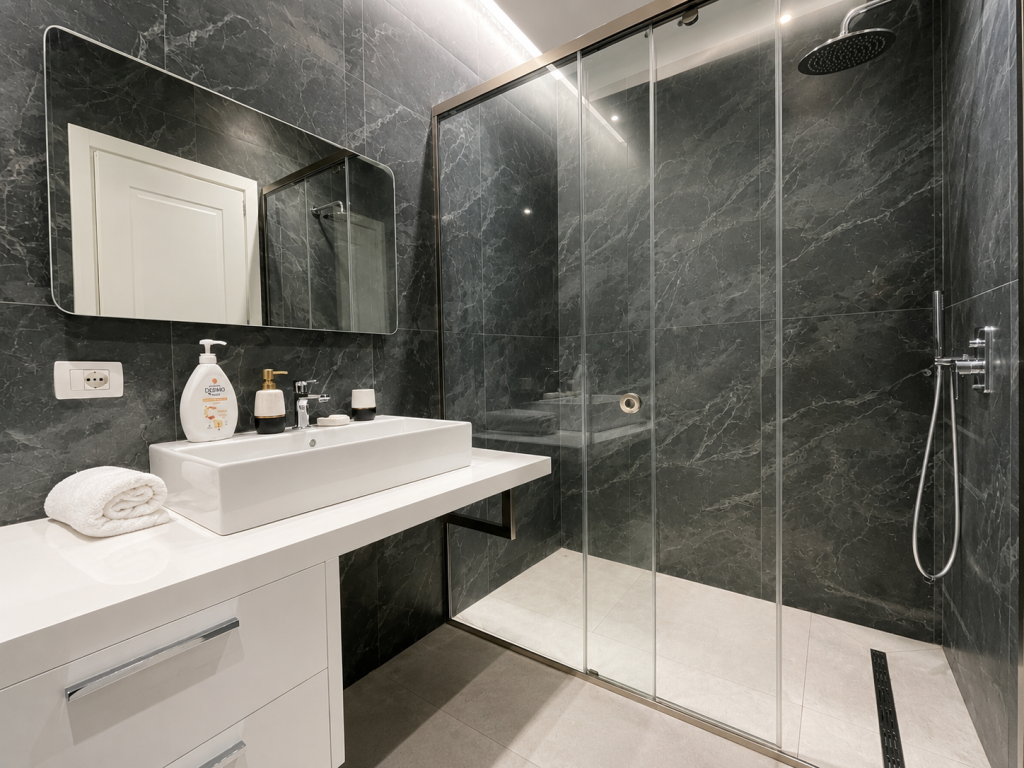 Shitet apartament 1+1 i mobiluar ne Golem