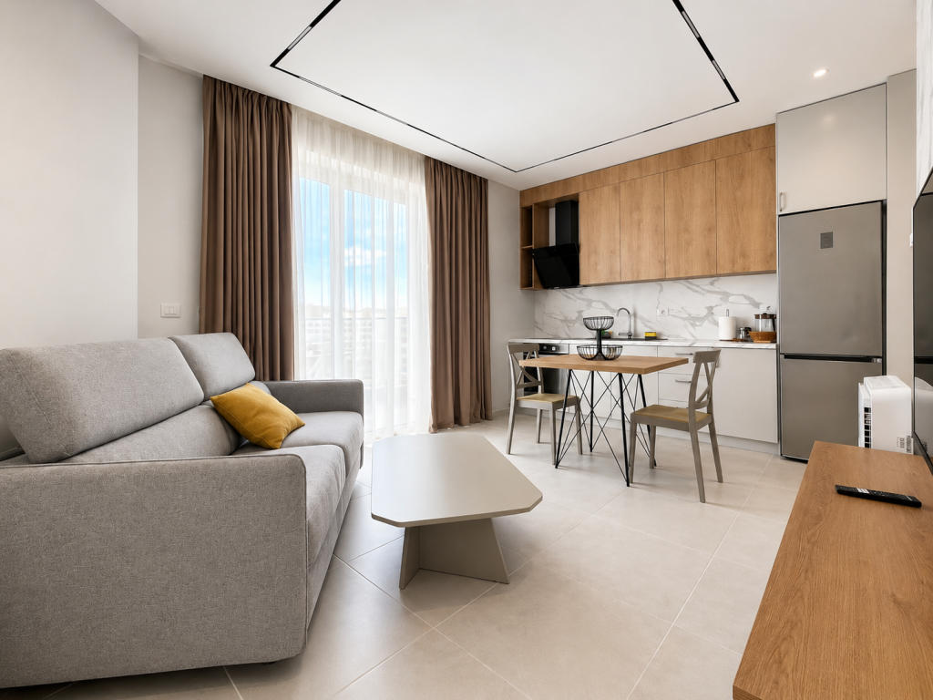 Appartamento 2+1 Arredato in Vendita con Vista Mare - Golem