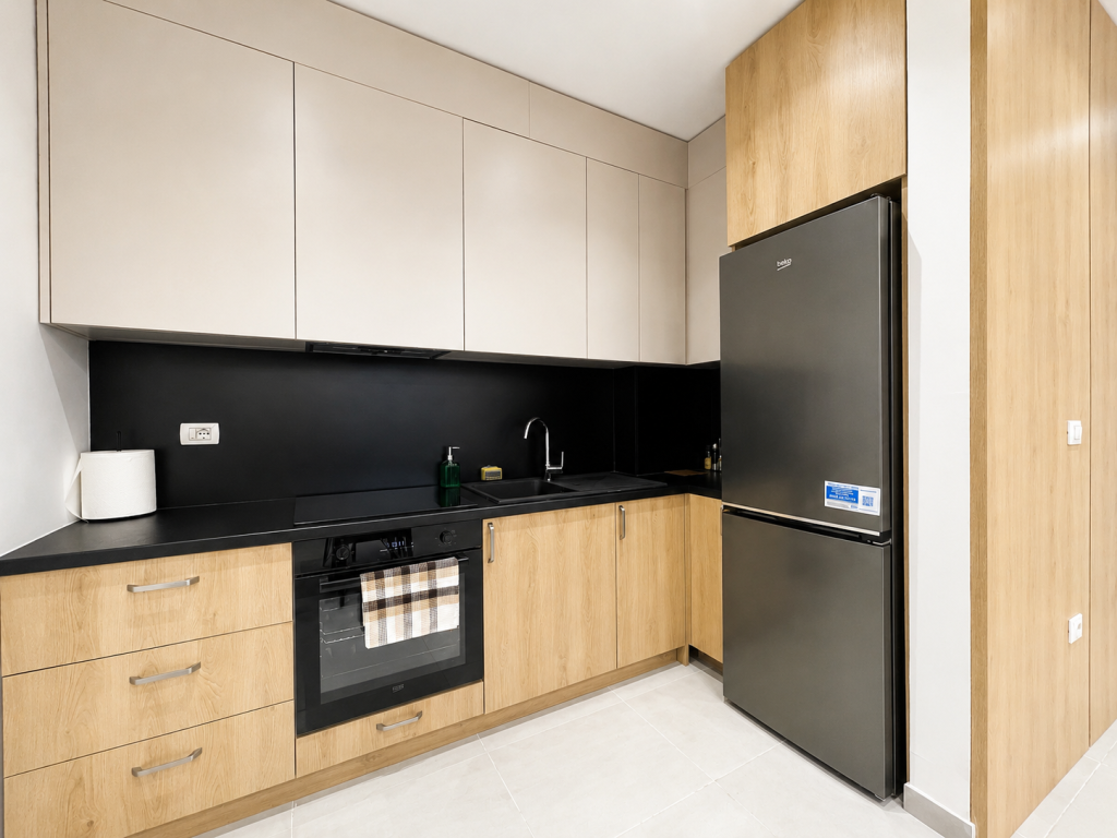 Shitet apartament 1+1 i mobiluar ne Golem