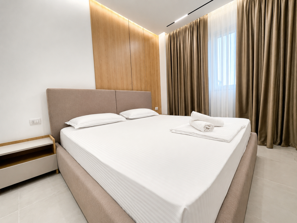 Shitet apartament 1+1 i mobiluar ne Golem