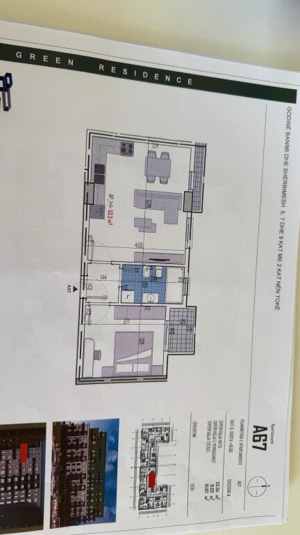 Apartament 1+1 Bulevardi Blu Kamez