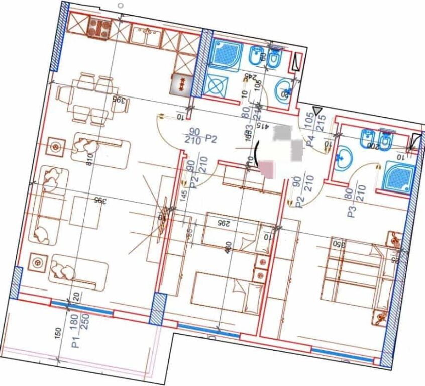 Apartment For Sale 2+1 In Paskuqan (ID B120864) Tirana