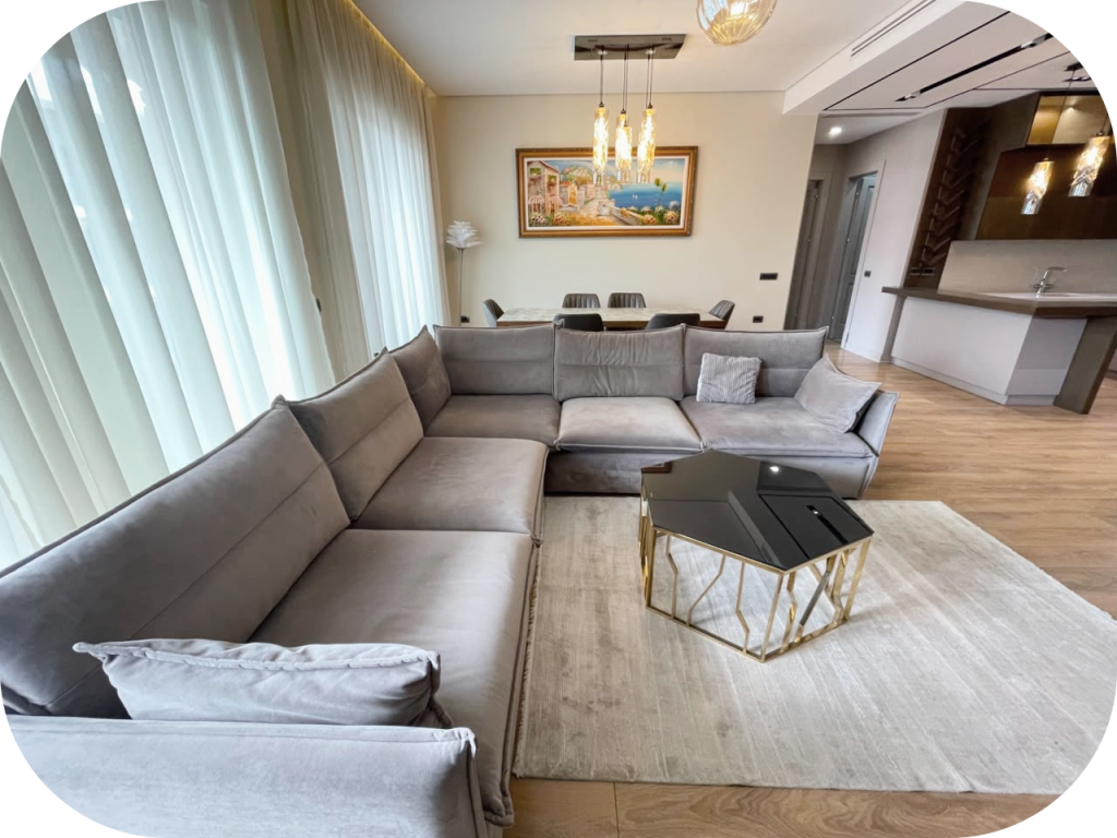 APARTAMENT LUKSOZ 2+1+2 + PARKIM / KOMPLEKSI DELIJORGJI