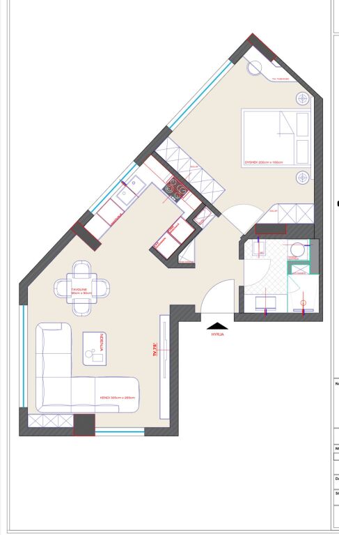 Apartament 1+1 ne shitje Vlore , Bulevardi Vlore-Skele