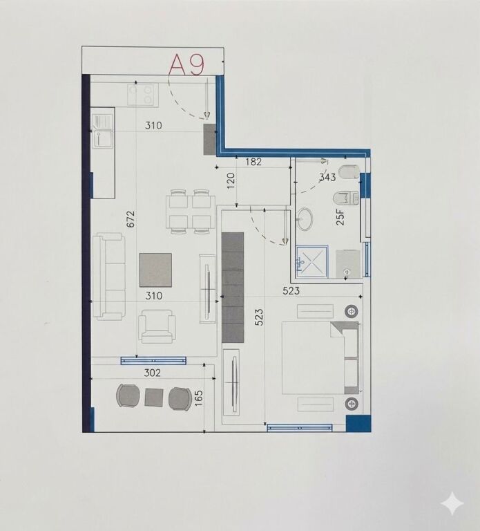 Appartamento 1+1 in Vendita – Residenza Oriental, Golem 🌴